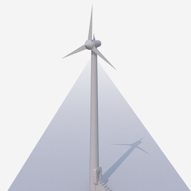 Free Wind Turbine 3d Model